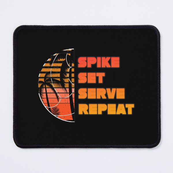 Item preview, Spike, Set, Serve, Repeat Vintage Miami Volleyball Landscape designed and sold by Winter--Flowers.