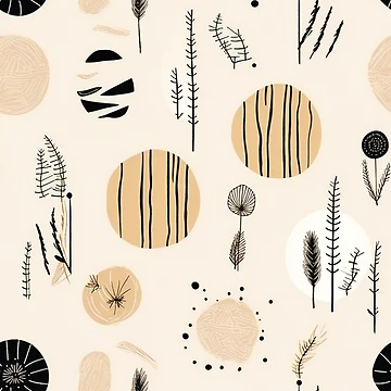 Artwork thumbnail, Boho Style Abstract Pattern by AdrianGrosu