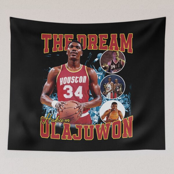 Item preview, Hakeem Olajuwon Basketball Signature Vintage Retro 80s 90s Rap Style Perfect Gift For Basketball Lovers designed and sold by TrendyNatalia.