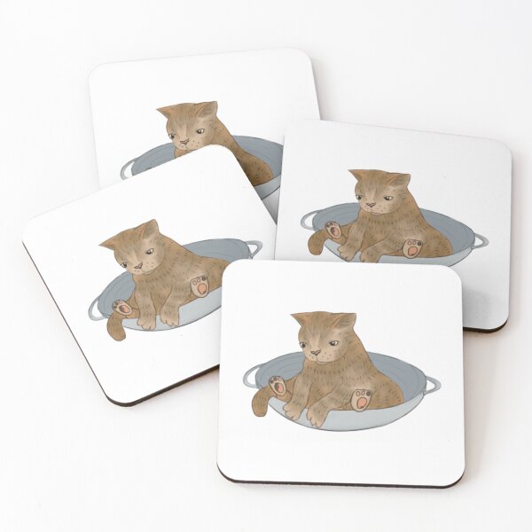 Item preview, Cat sitting in soup pot designed and sold by Fairyydrawss.