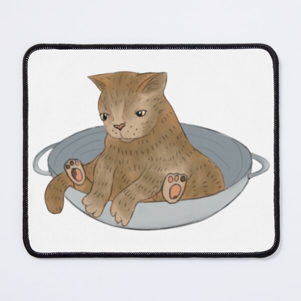 Item preview, Cat sitting in soup pot designed and sold by Fairyydrawss.