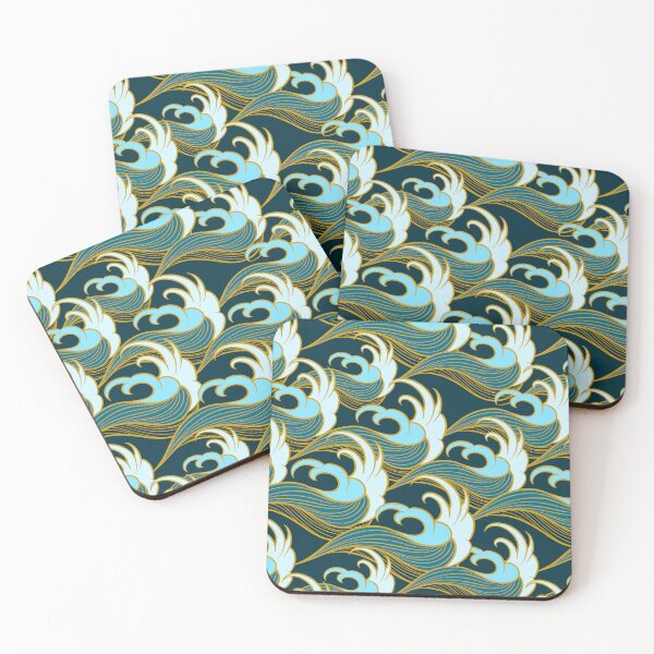 Item preview, Japanese Wave Pattern designed and sold by OneCreativeArt.
