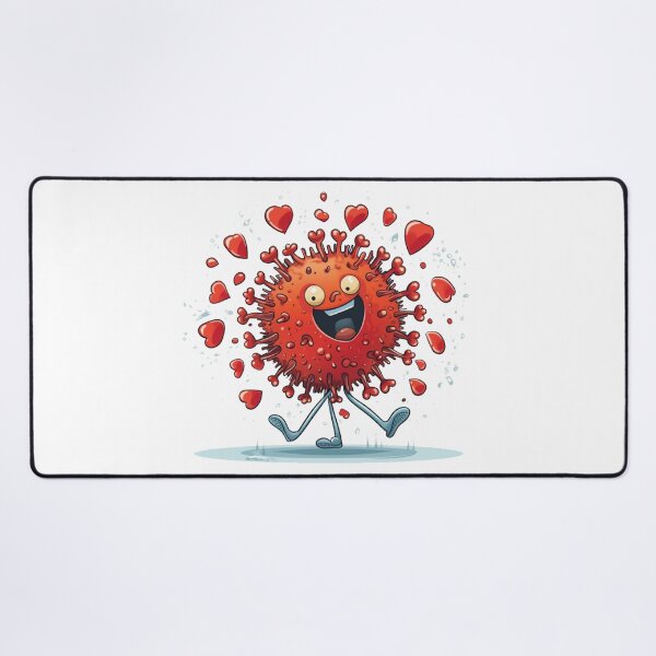 Artikelvorschau, Virus in Love | Design mit Herz zum Valentinstag | Jahrestag oder Geburtstag | Spread Love, Not Germs entworfen und verkauft von superpedro.