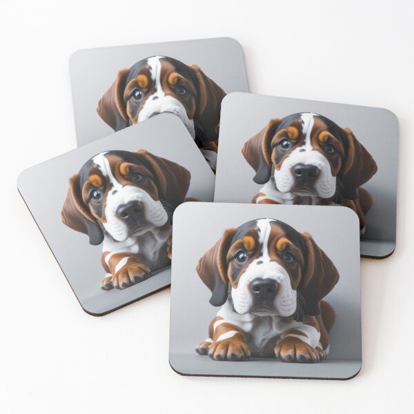 Item preview, Cute Animal Sticker - Dog Lover! Basett Hound designed and sold by ROBIN MACGREGOR.