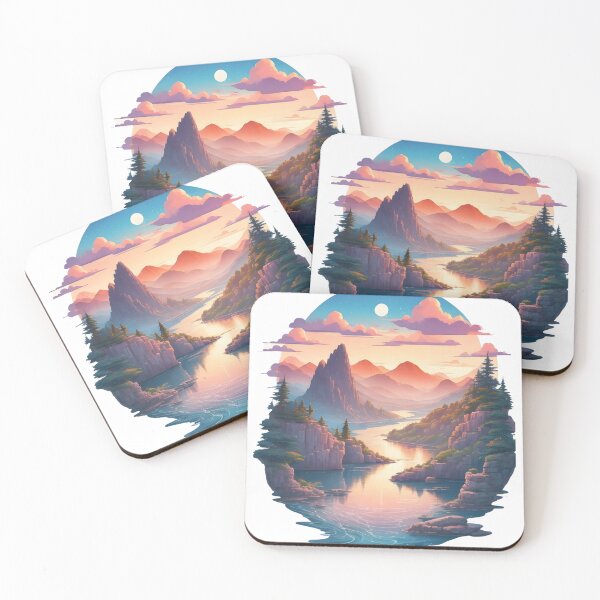 Item preview, Flowing Serenity: The Tranquil Journey of the River designed and sold by Ceemko's Vintage Corner.