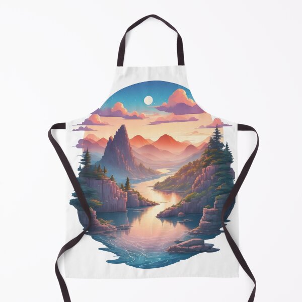 Item preview, Flowing Serenity: The Tranquil Journey of the River designed and sold by Ceemko's Vintage Corner.
