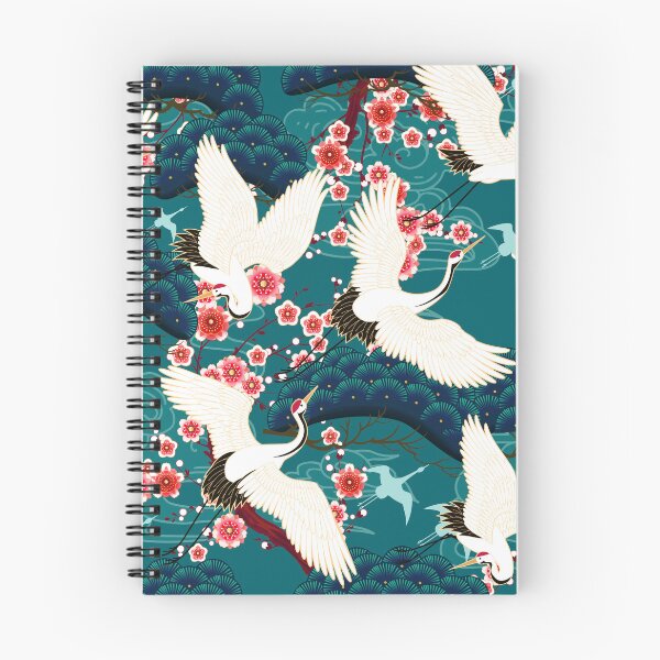 Item preview, Patrón de vuelo de grúa japonesa designed and sold by OneCreativeArt.