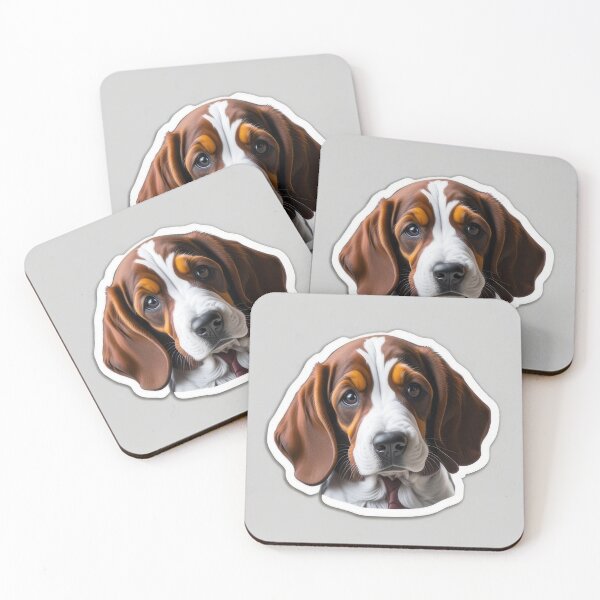 Item preview, Cute Animal Sticker - Dog Lover! Bassett Hound designed and sold by ROBIN MACGREGOR.