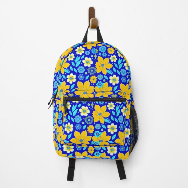 Item preview, Blue and yellow floral designed and sold by JLeonardoArt.