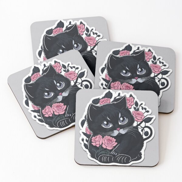 Item preview, Cute Animal Sticker - Cat Lover! Kittens in love! designed and sold by ROBIN MACGREGOR.
