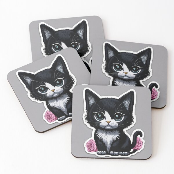 Item preview, Cute Animal Sticker - Cat Lover! Kittens in love! designed and sold by ROBIN MACGREGOR.