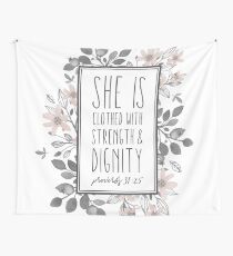 Christian Quote Wall Tapestry