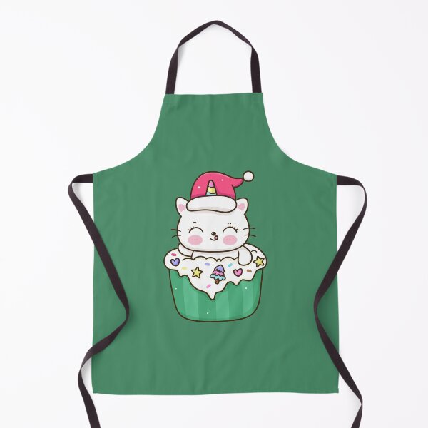 Item preview, Cute Unicorn Cat Inside a Christmas Cupcake designed and sold by OFMdesigns.