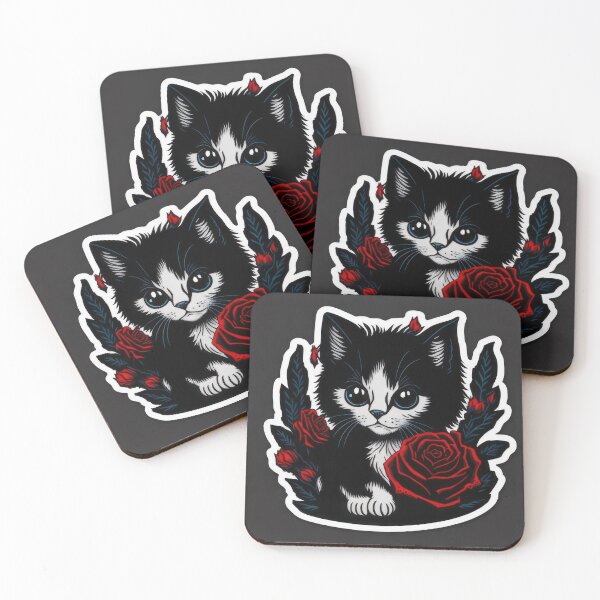 Item preview, Cute Animal Sticker - Cat Lover! Kittens in love! designed and sold by ROBIN MACGREGOR.