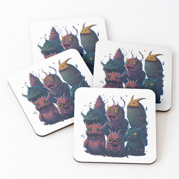 Item preview, cute scary little monsters designed and sold by Nick Koning.