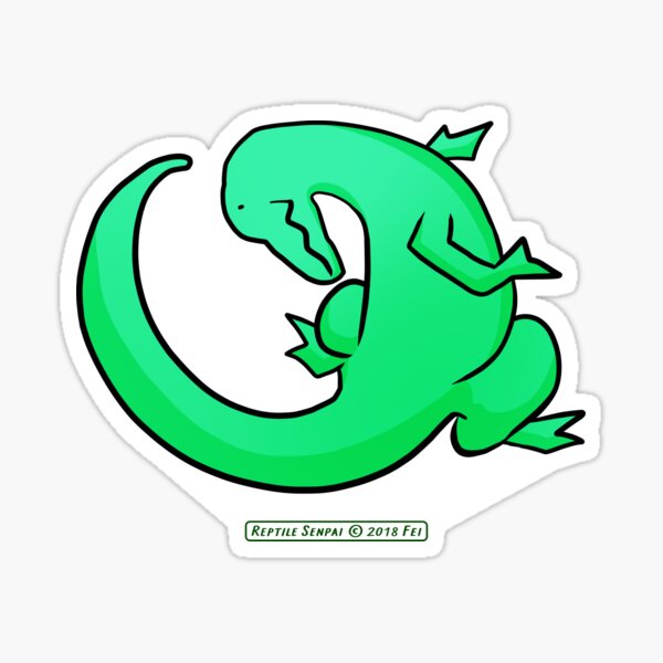 Reptile Senpai S01E05 Sticker