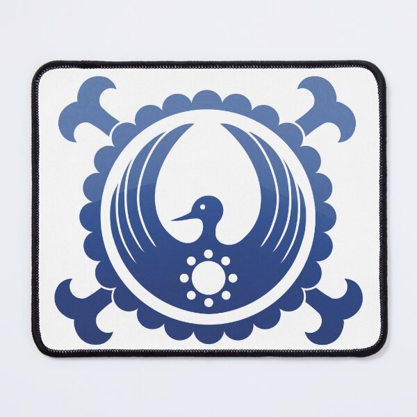 Item preview, Kozuki Clan Symbol Blue Gradient designed and sold by HeySpiritAnimal.