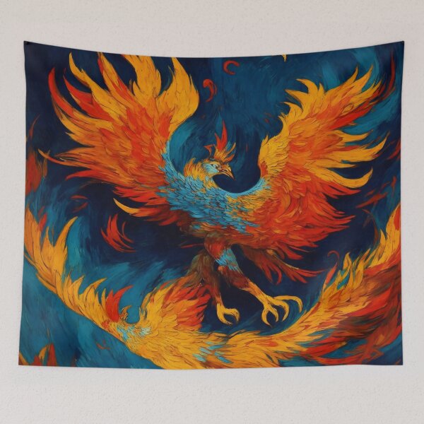 Item preview, Fiery Phoenix Rising From The Ashes designed and sold by allhistory.
