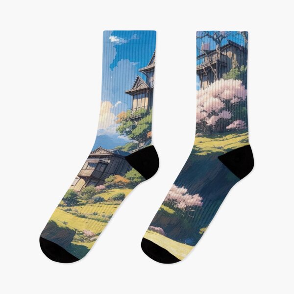 Item preview, anime landscape designed and sold by fleurdesignart.