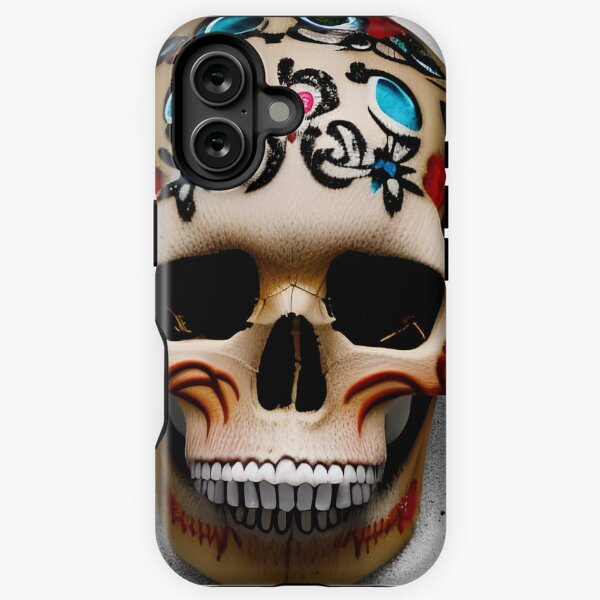 Designer Skull iPhone Tough Case