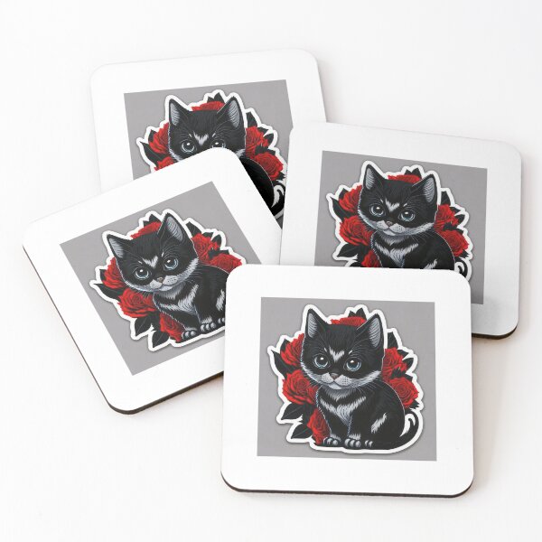 Item preview, Cute Animal Sticker - Cat Lover! Kittens in love! designed and sold by ROBIN MACGREGOR.