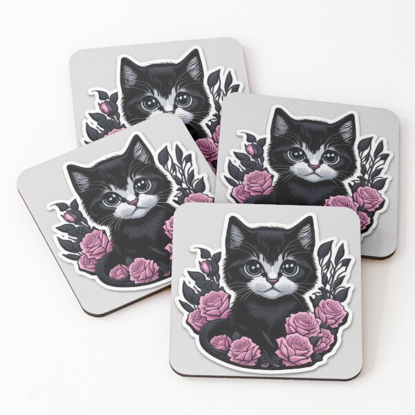 Item preview, Cute Animal Sticker - Cat Lover! Kittens in love! designed and sold by ROBIN MACGREGOR.