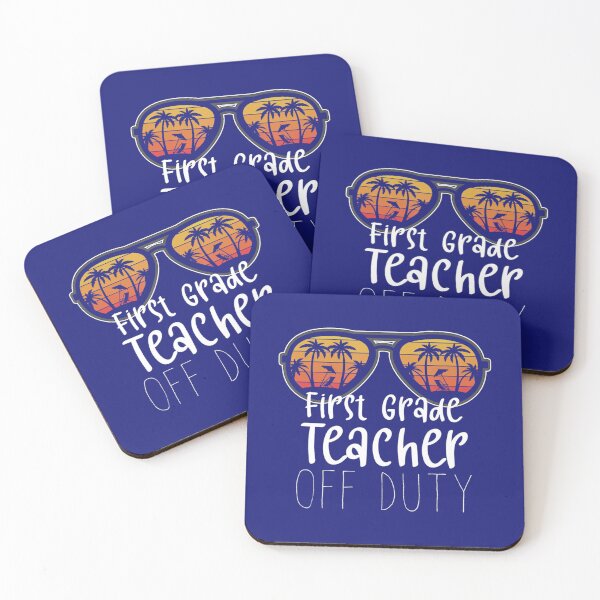Item preview, 1st Grade Teacher Off Duty Sunglasses Beach Sunset Novelty 		 designed and sold by cumazivydf96.