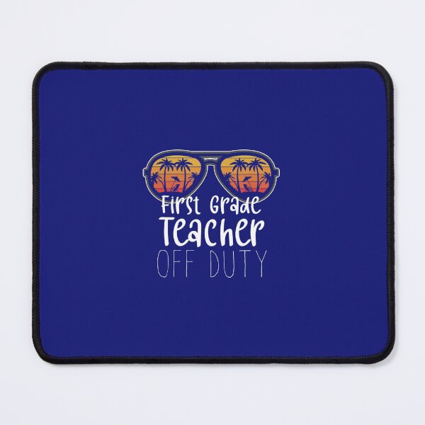 Item preview, 1st Grade Teacher Off Duty Sunglasses Beach Sunset Novelty designed and sold by cumazivydf96.