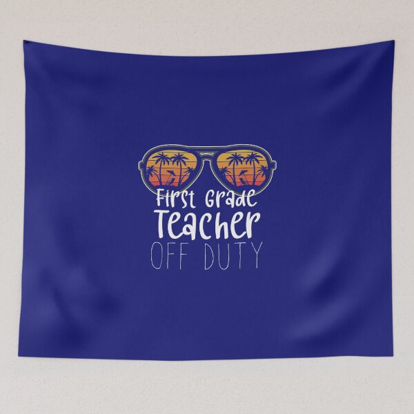 Item preview, 1st Grade Teacher Off Duty Sunglasses Beach Sunset Novelty 		 designed and sold by cumazivydf96.