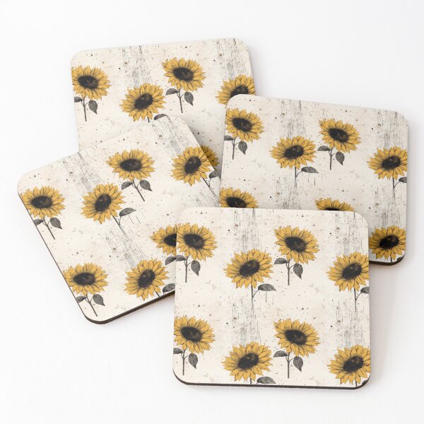 Item preview, Grungy Sunflower Pattern designed and sold by TrashPanda-13.