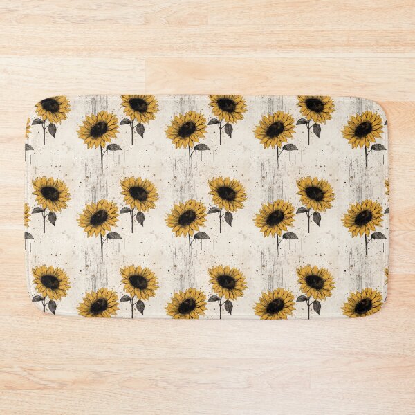 Item preview, Grungy Sunflower Pattern designed and sold by TrashPanda-13.