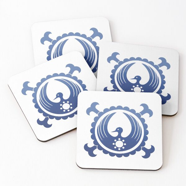 Item preview, Kozuki Clan Symbol Blue Gradient designed and sold by HeySpiritAnimal.