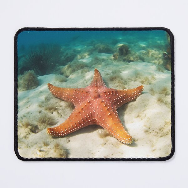 Item preview, Starfish Beneath Blue Waves designed and sold by Fragpop.