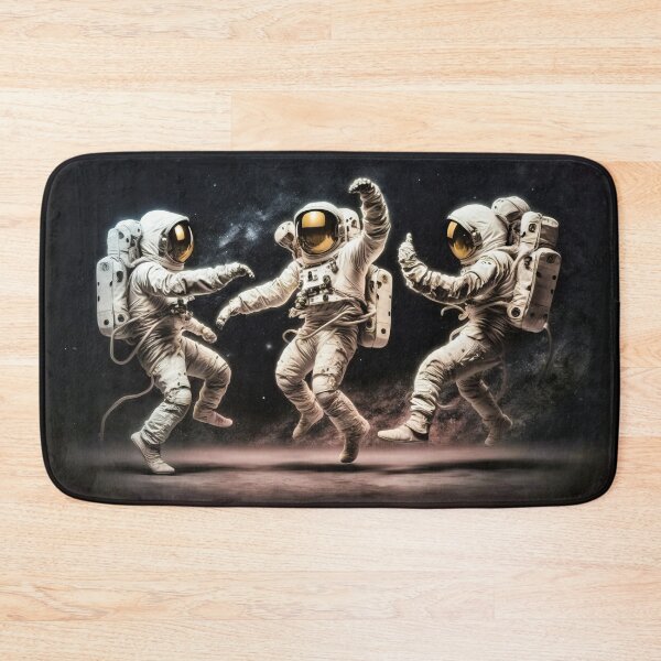Item preview, Outer Space Party 01 Dancing Astronauts designed and sold by mhfoto.