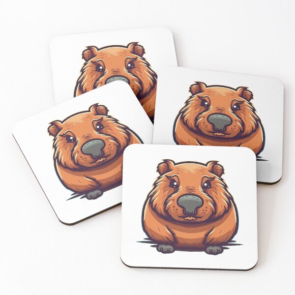 Item preview, Fluffy cute capybara designed and sold by KristinaNEL.