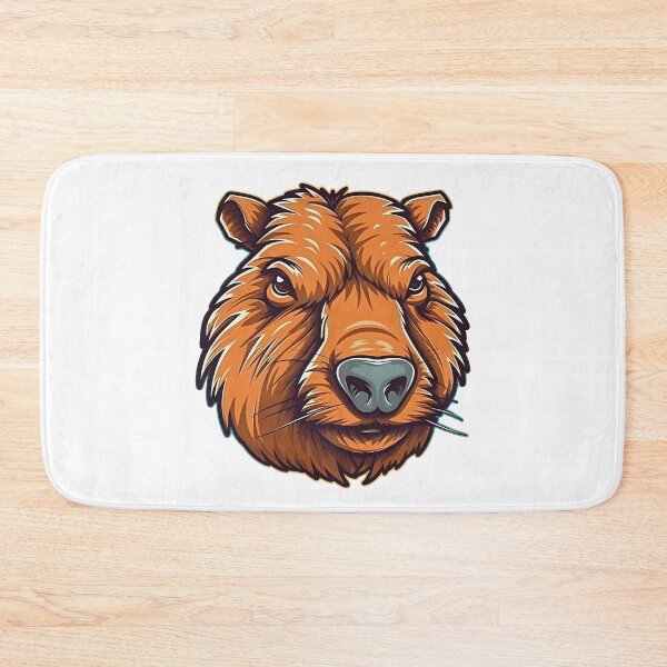 Item preview, Concentrated capybara head designed and sold by KristinaNEL.