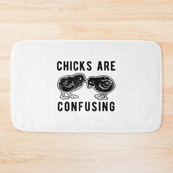 Item preview, Chicks Are Confusing,Farm Owners Gift,Funny Cock,Funny Pick Up Line designed and sold by ElizabethasTiff.