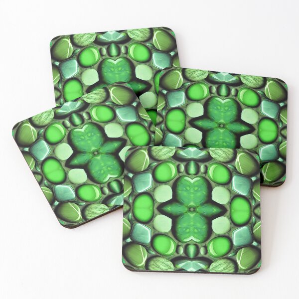 Item preview, Amazing jewellery stone assortment painting with unique shades of green - ideal gift idea for jewelry green stone lovers. designed and sold by Ralek.