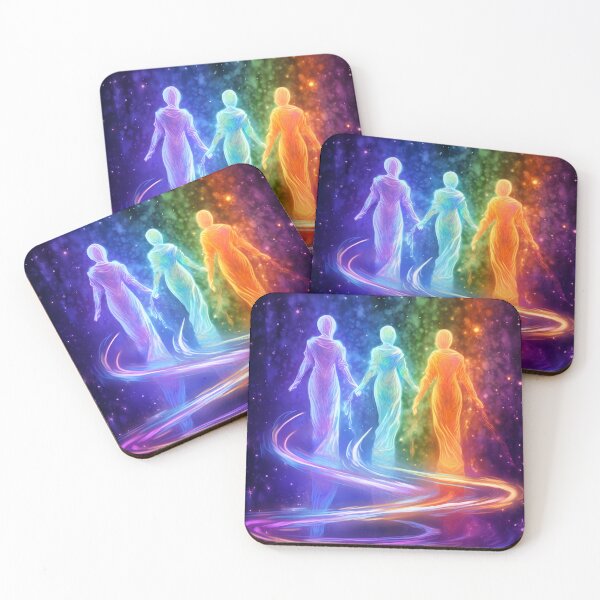 Item preview, Rainbow Angels Dance designed and sold by Red Witch Art.