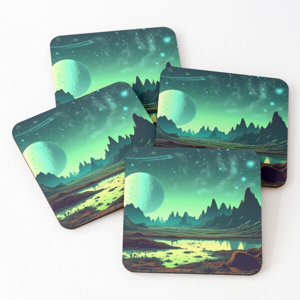 Item preview, Otherworldly landscape designed and sold by Avirona.