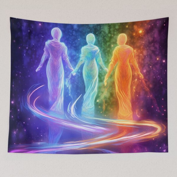Item preview, Rainbow Angels Dance designed and sold by Red Witch Art.