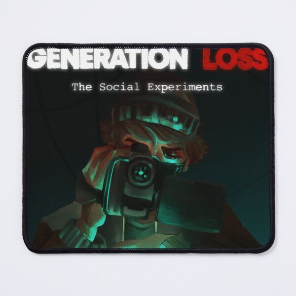 Item preview, Generation Loss Sticker Poster designed and sold by Obsid1anking.