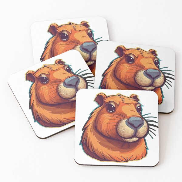 Item preview, Cartoon capybara designed and sold by KristinaNEL.