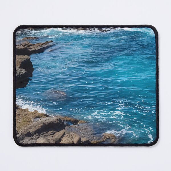 Item preview, Turquoise Wave Serenade: Cliffside Ocean Shore designed and sold by Fragpop.