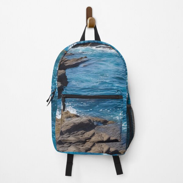 Item preview, Turquoise Wave Serenade: Cliffside Ocean Shore designed and sold by Fragpop.