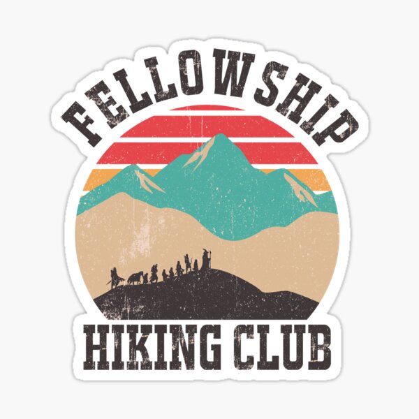 Item preview, Fellowship Hiking Club designed and sold by ElzinaLovato.
