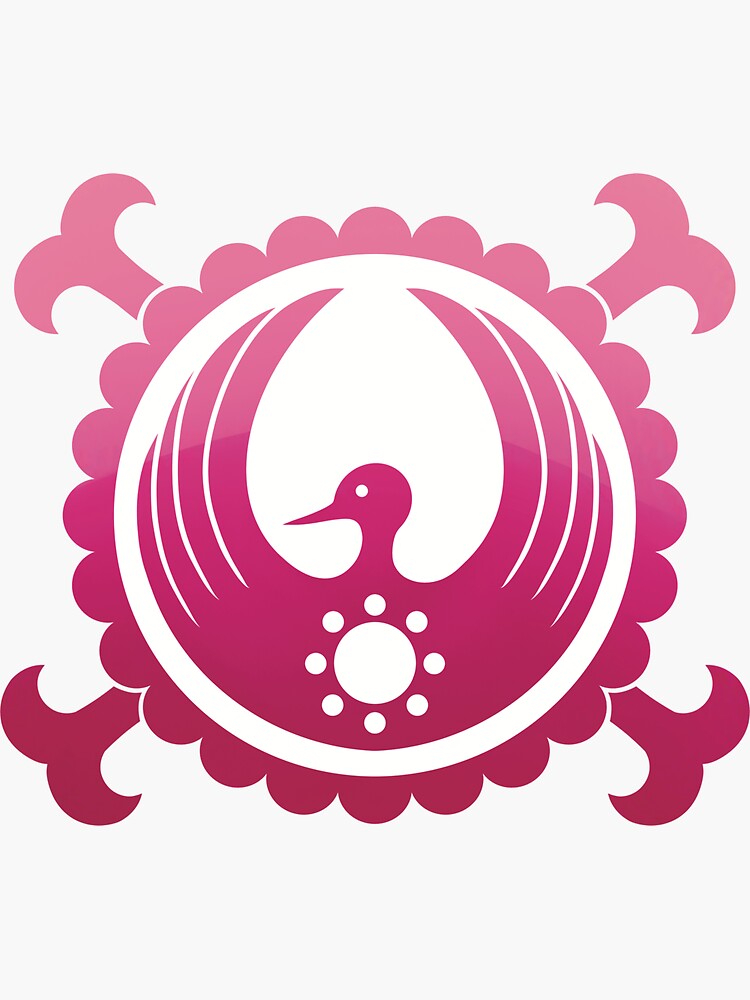 Kozuki Clan Symbol Pink Gradient