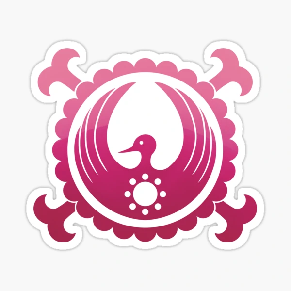 Kozuki Clan Symbol Pink Gradient