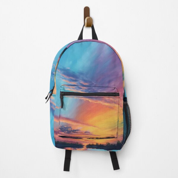 Item preview, Vibrant Rainbow Summer Sunset designed and sold by Fragpop.