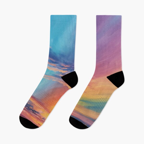 Item preview, Vibrant Rainbow Summer Sunset designed and sold by Fragpop.